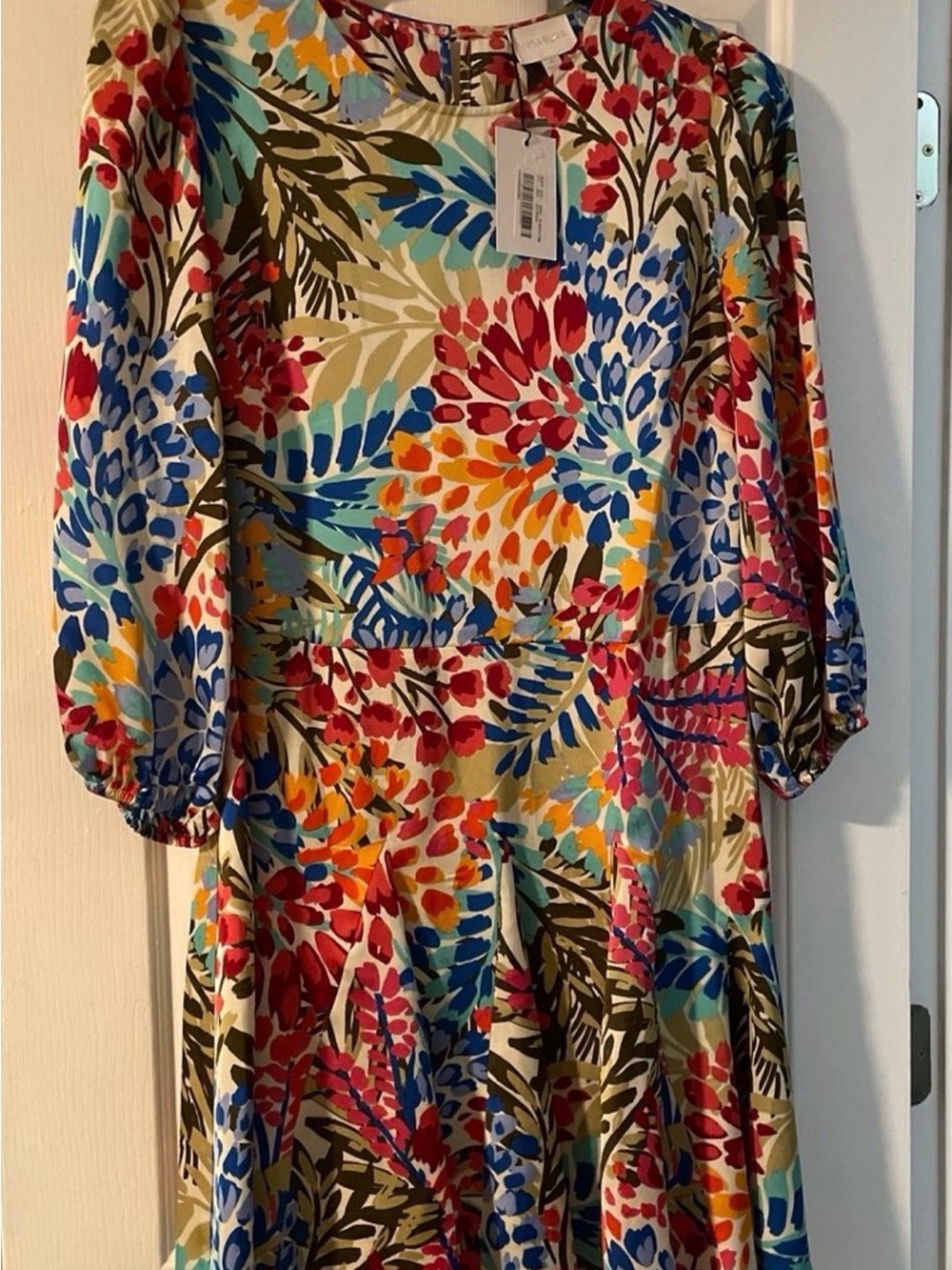 Floral Multicolor Midi Dress by Sugarlips